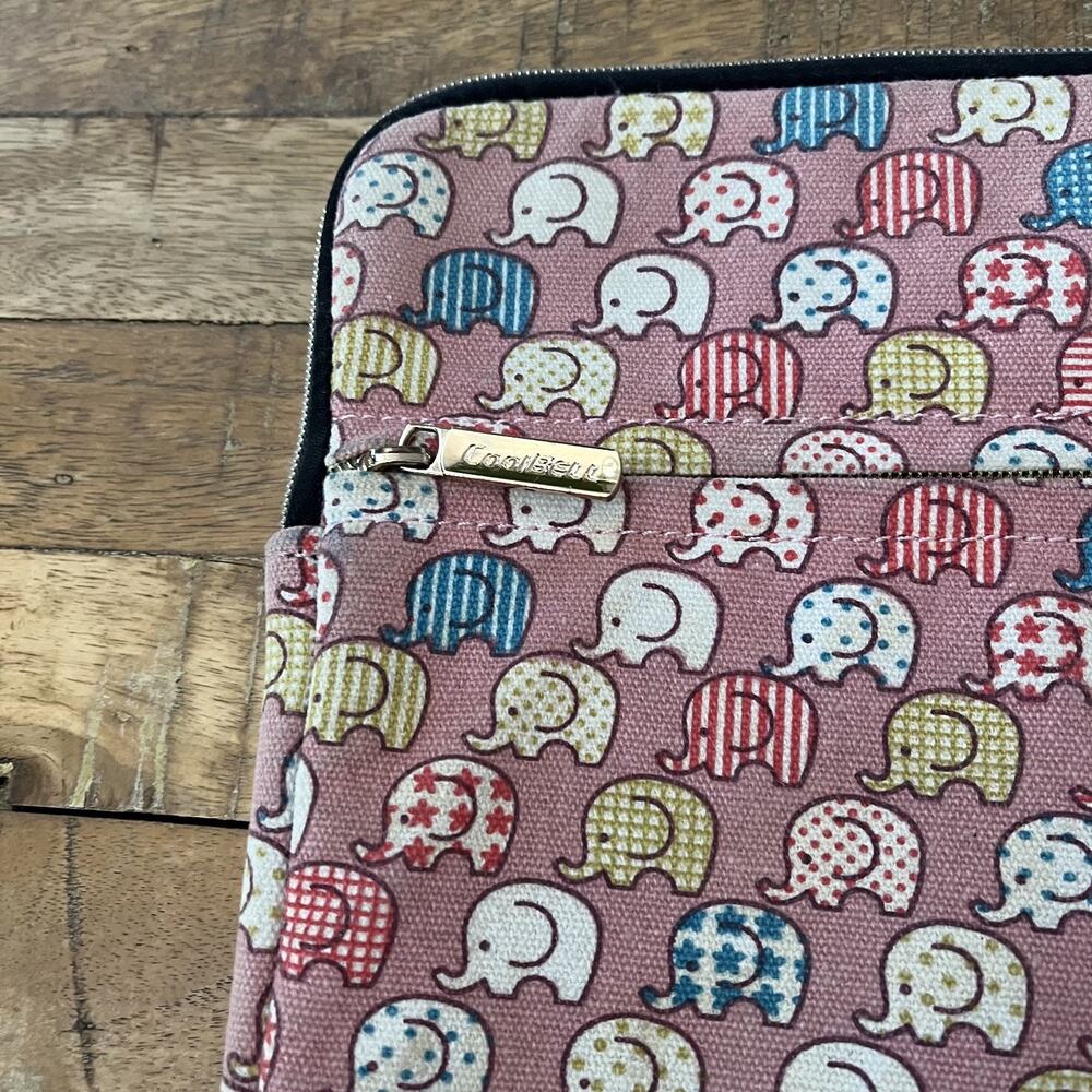 CoolBell Elephant Laptop Bag with Zipper Pocket and Zipper Closure for Sleeve - Picture 2 of 8